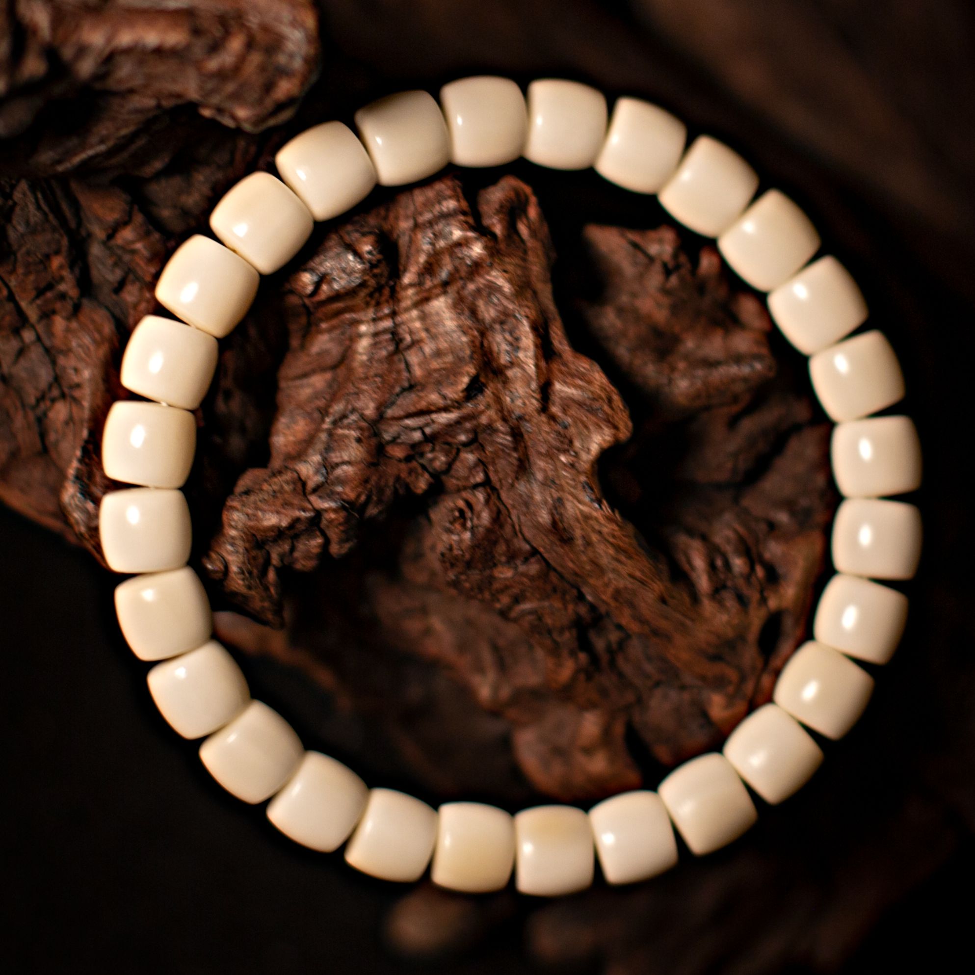 【元素造物】老料象牙果天然7*8小卡素风自然色男女手持骨瓷白文玩