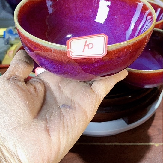 摆件路*平尚峰钧窑作品手工碗