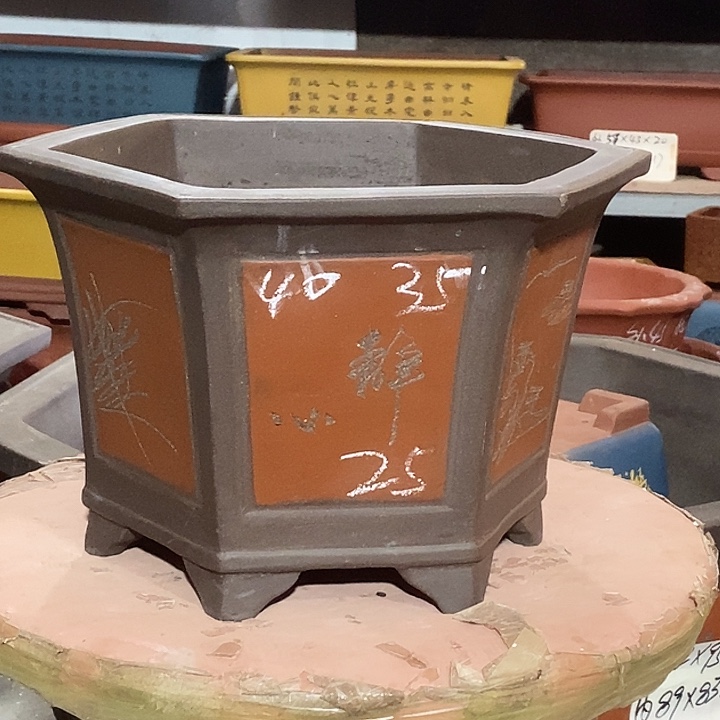 紫砂花盆花盆包邮