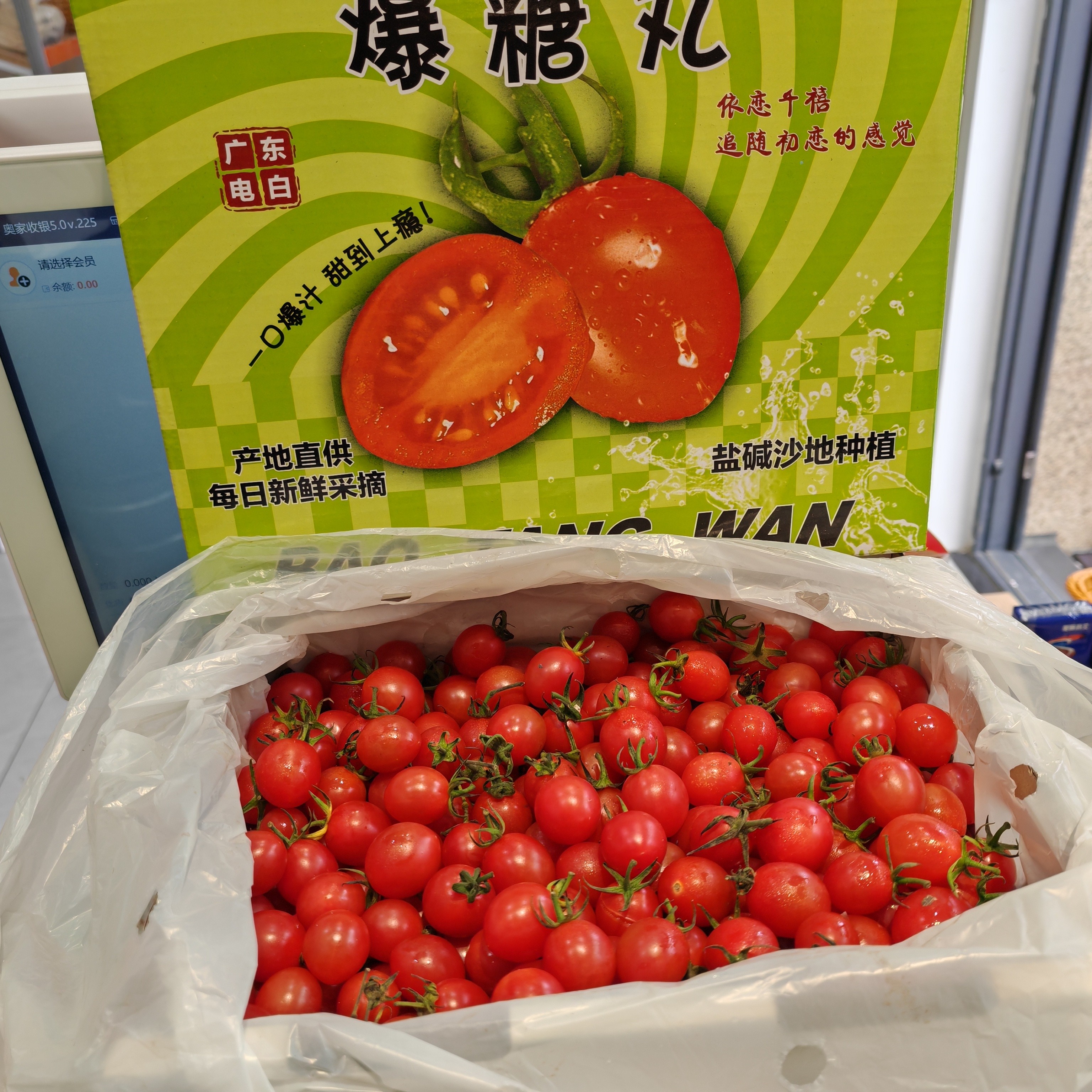 广东电白爆浆千禧2.6斤（礼盒装）千禧圣女果广东省广东省茂名市