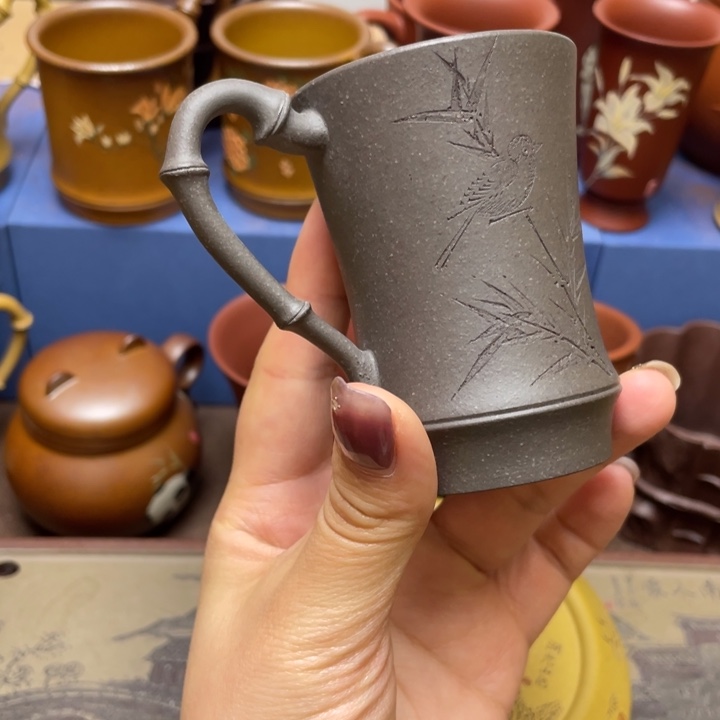 紫砂茶杯紫砂主人杯