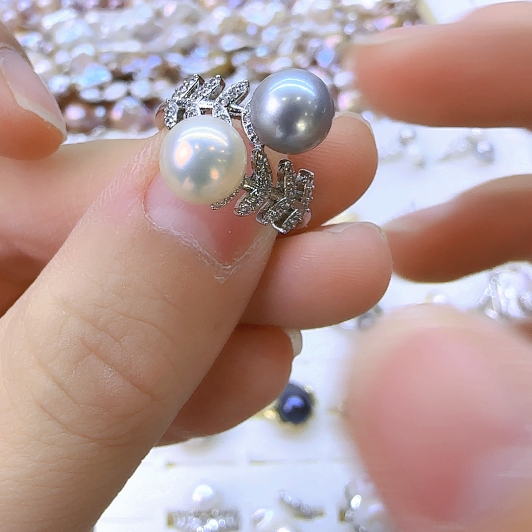 未镶嵌项链定制95淡水珍珠