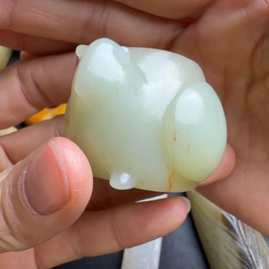 和田玉挂件未镶嵌润*