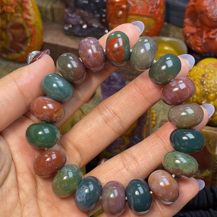 玛瑙/玉髓未镶嵌珠宝奇石尚品天然水草大手串888