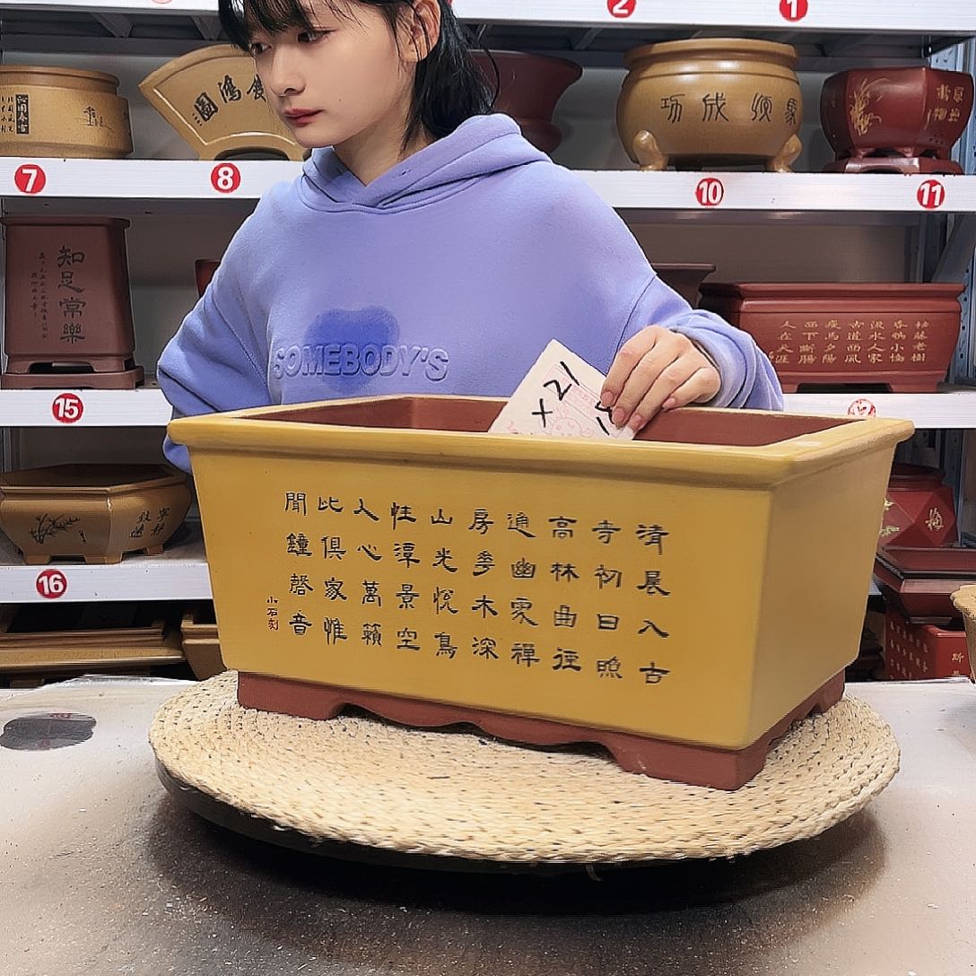 紫砂花盆紫砂花盆