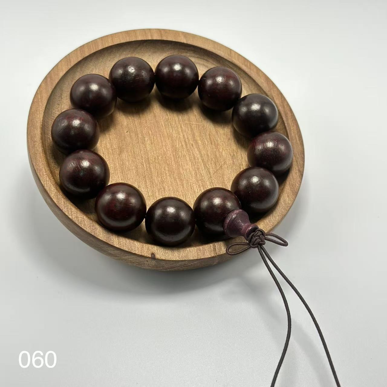 天然红酸枝圆珠单圈060（无礼盒发货）