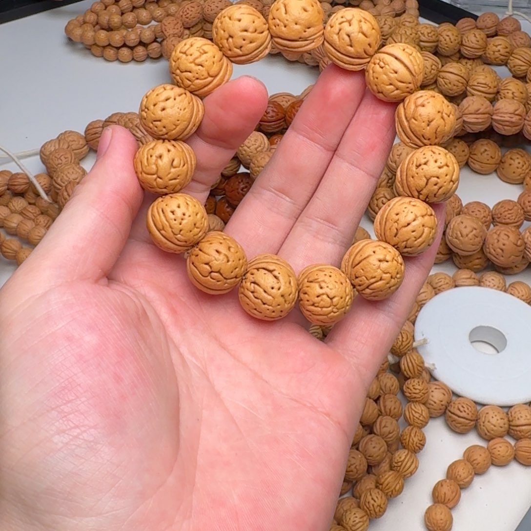 桃核手串时*多18mm+++++
