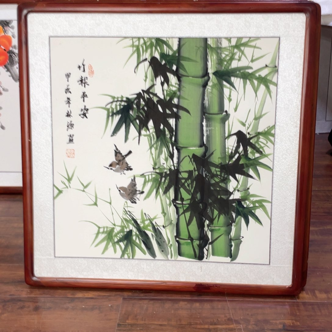 国画带框尺寸63*63厘米
