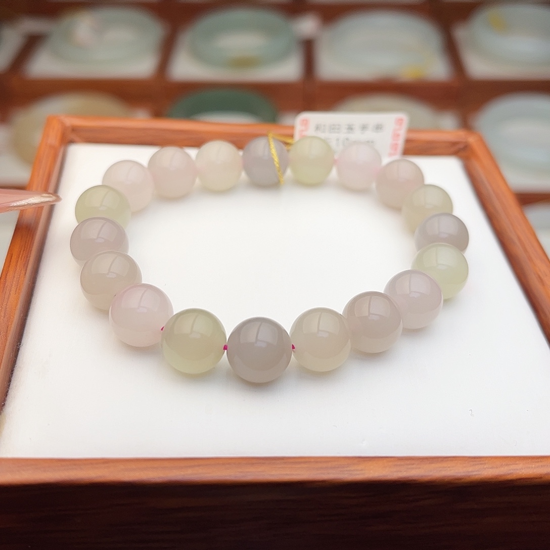 和田玉未镶嵌手串10mm