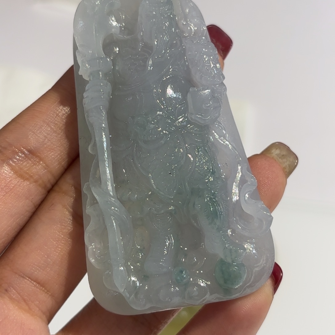 定制翡翠未镶嵌关公