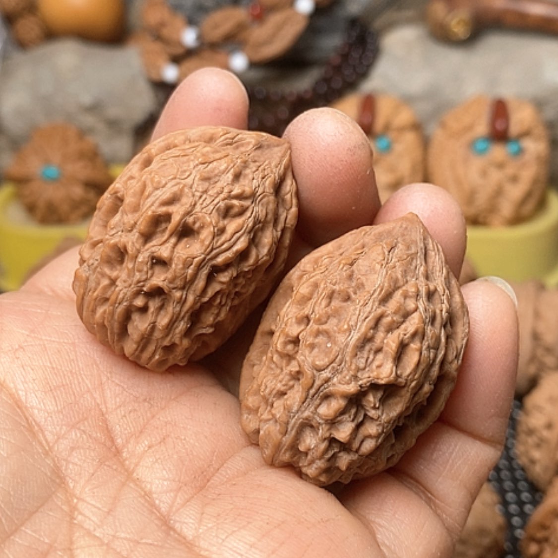 【闪购商品】文玩核桃把件N****i原树鸡心