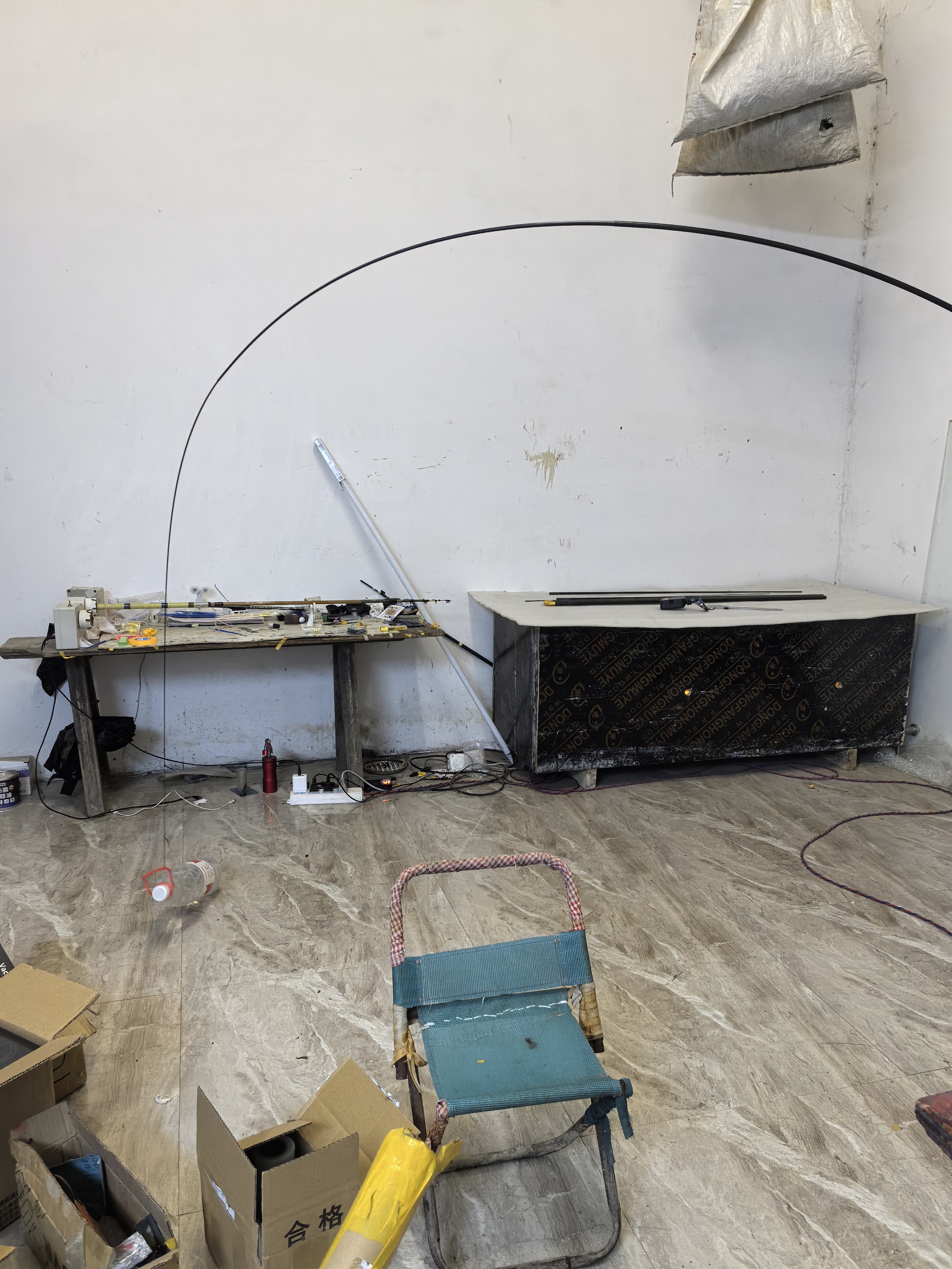 溪楠屋定制款透明大漆涂装3.6米收缩99   28调，盘车母竿