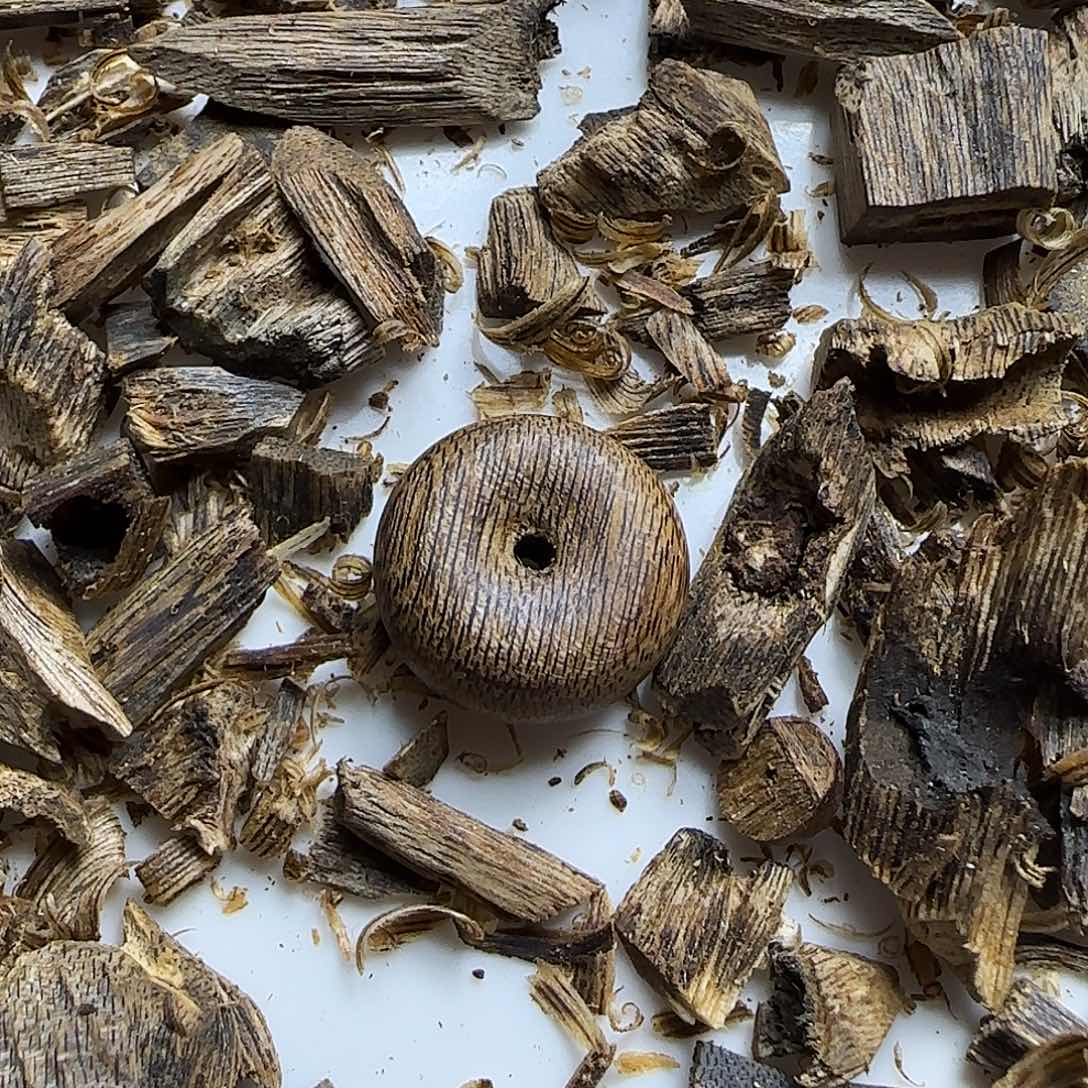 沉香沉香碎屑平安扣