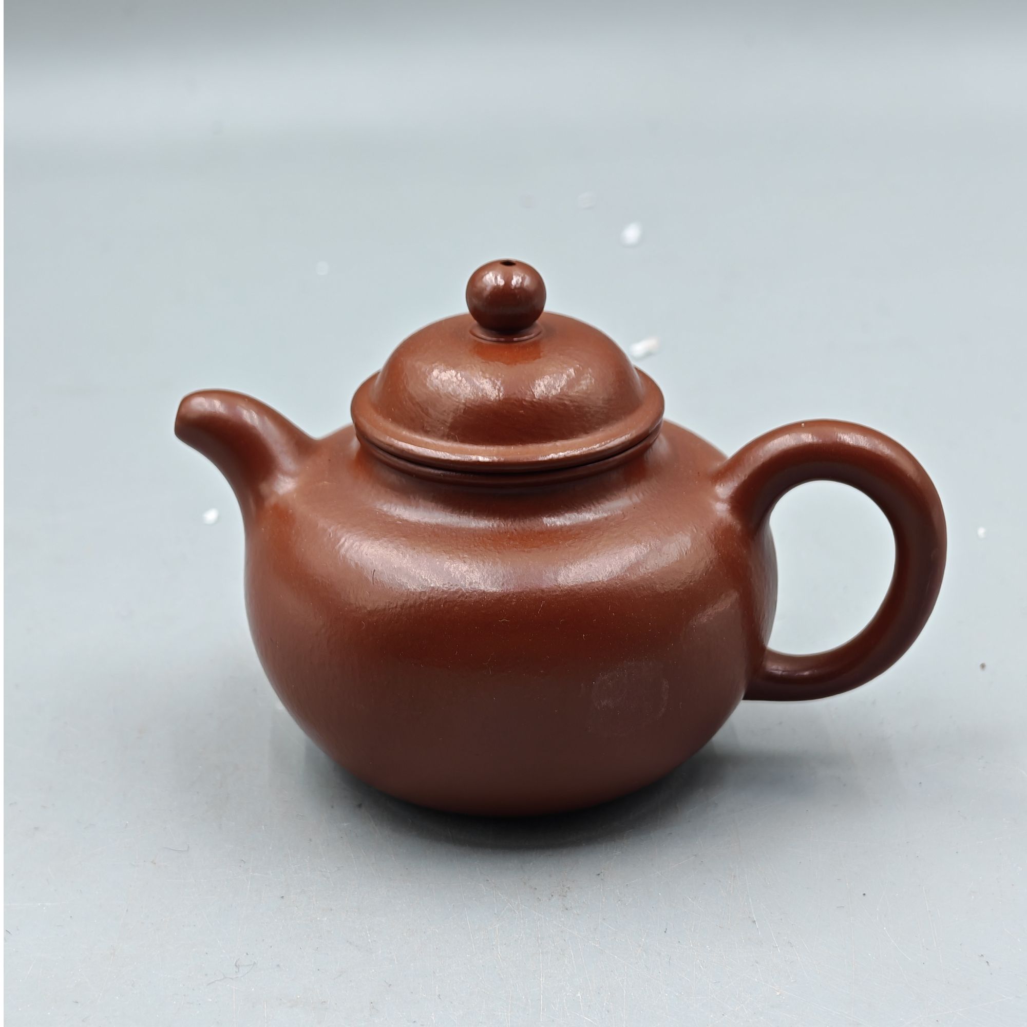 邵忠源- 大亨掇球 贵妃红朱泥 240cc 紫砂茶壶