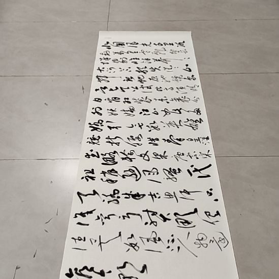 书法孙老师书法作品雪