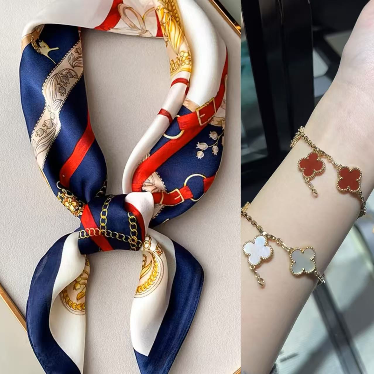 【五花手 琏！ 】高定版本 网红 气质优雅 轻奢多样围巾