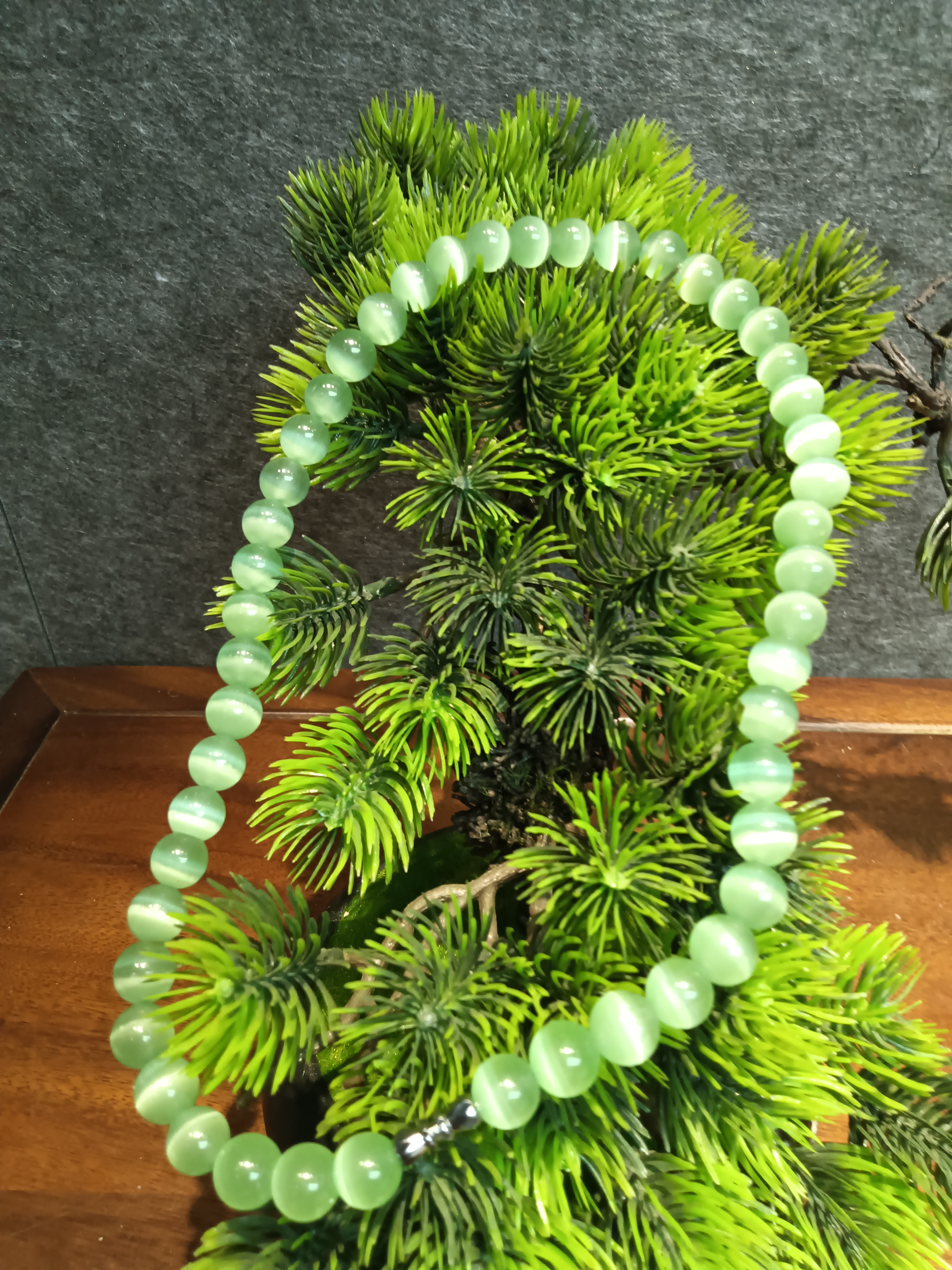 晴水绿无颜色手链