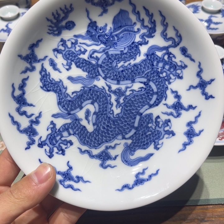 景德镇陶瓷青花小盘