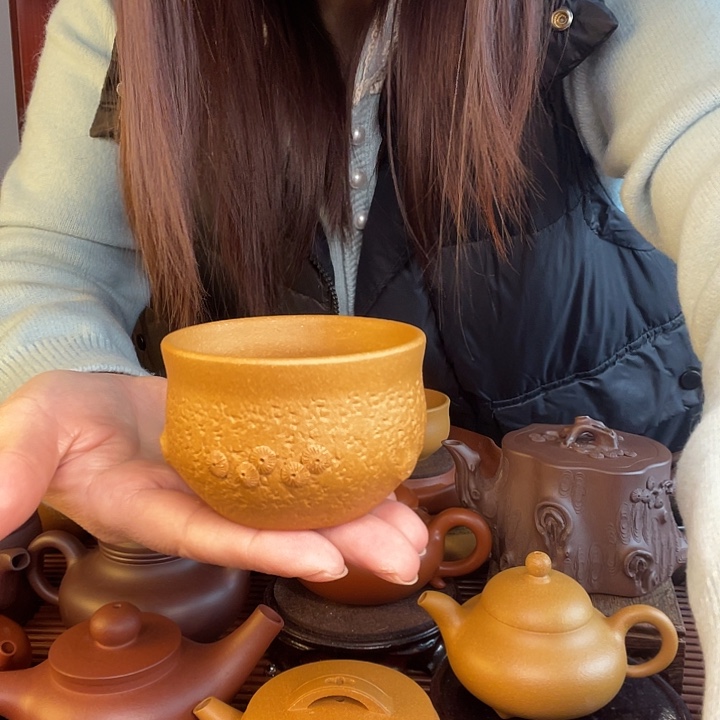 紫砂茶杯弗*主人杯全手工