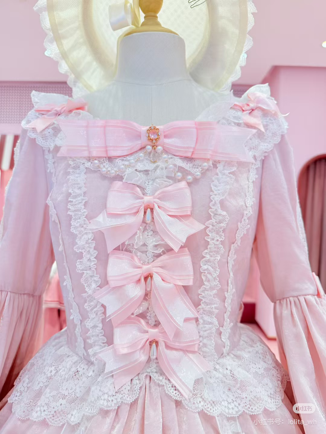 仲夏物语蔷薇天使Lolita洛丽塔连衣裙重工刺绣甜美