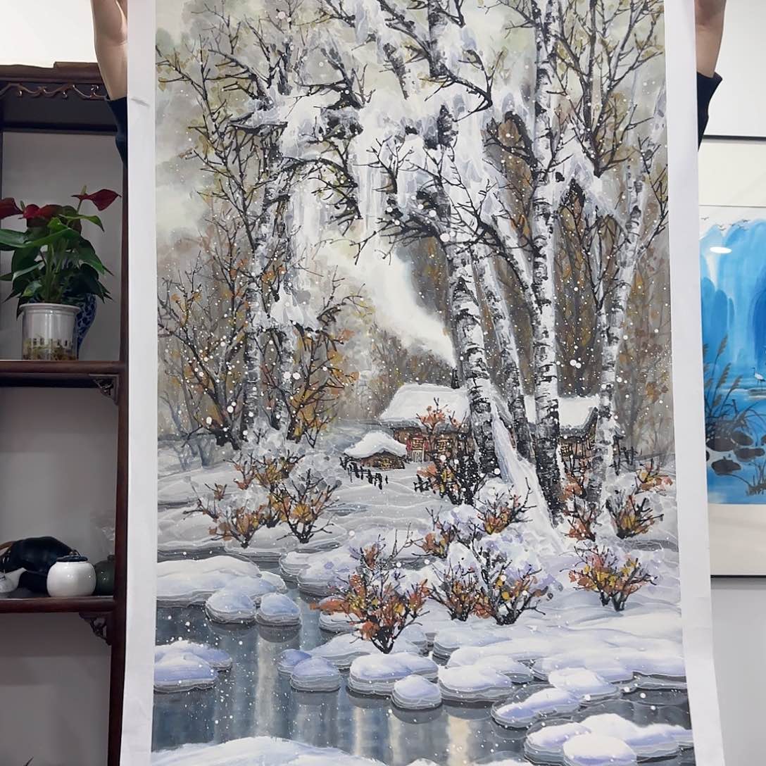 国画艺术家的作品