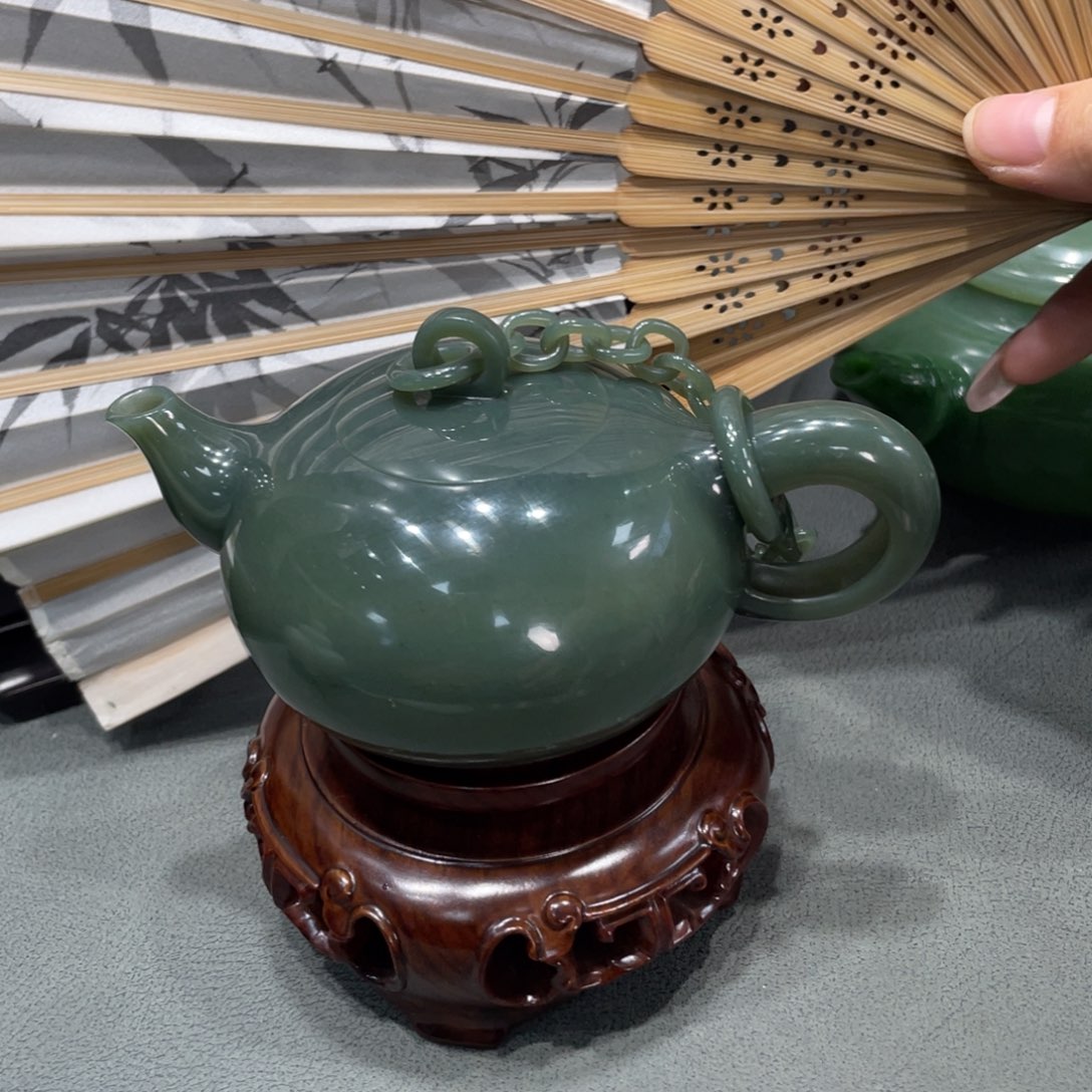 和田玉未镶嵌摆件
