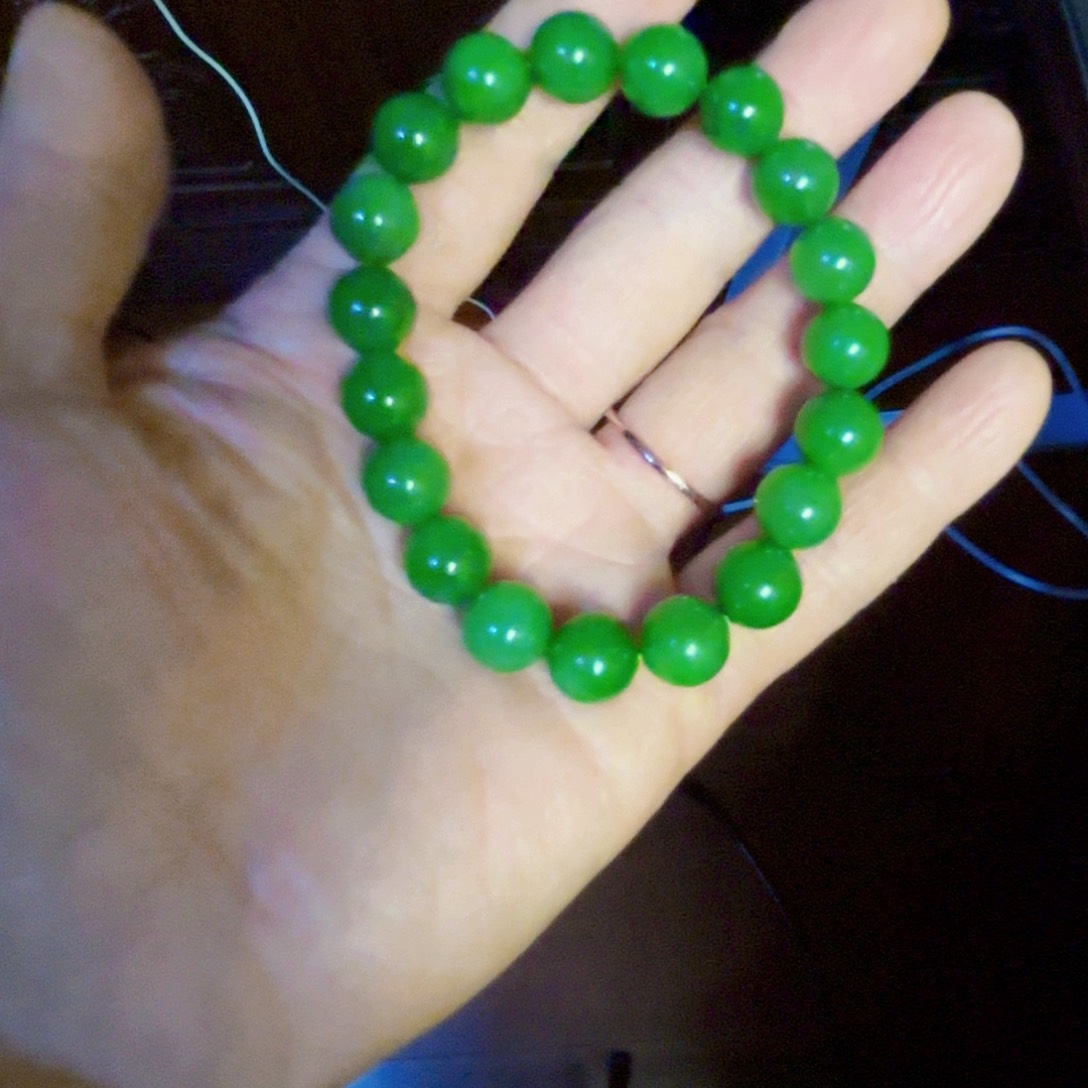 和田玉（碧玉）手串未镶嵌阳**媚