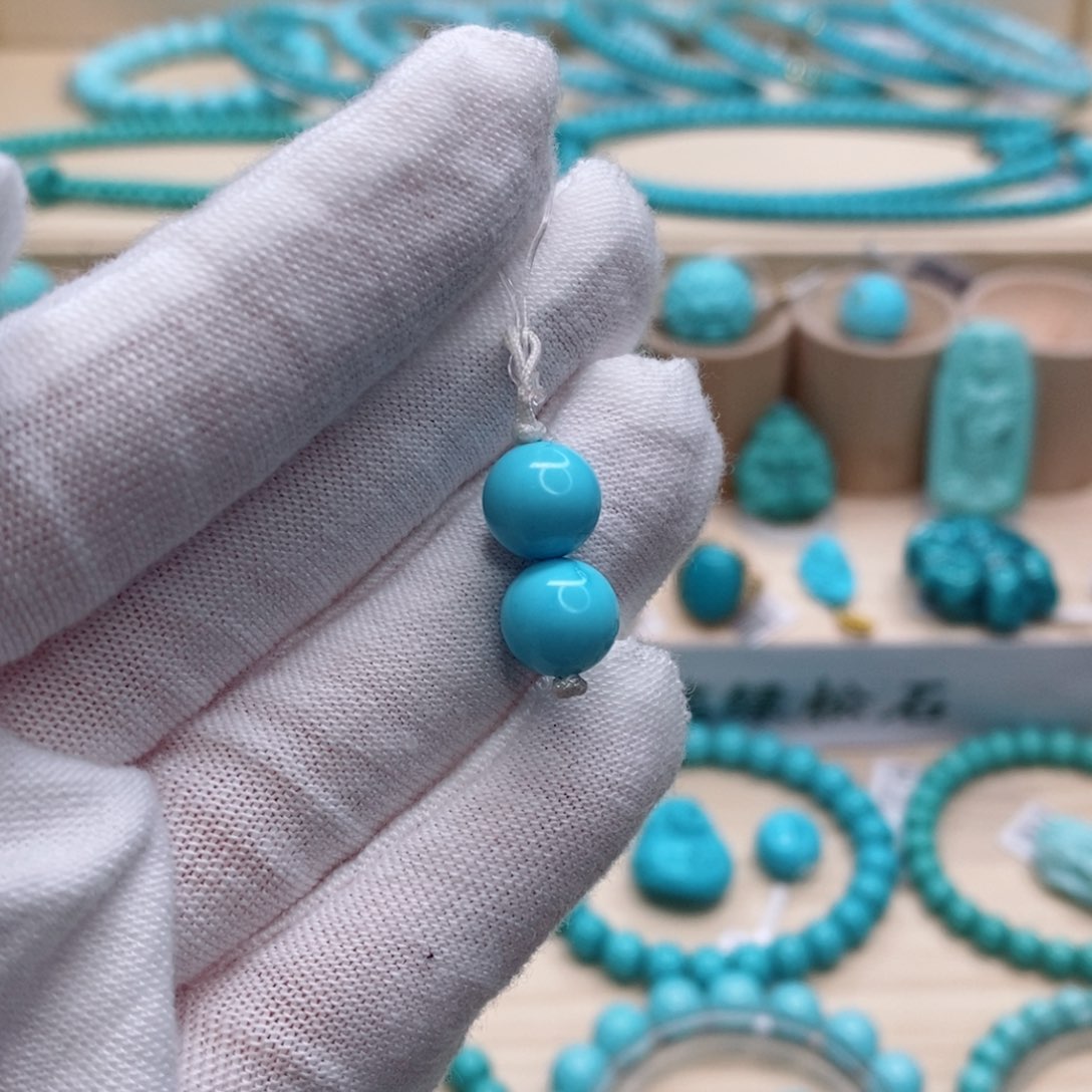 绿松石珠宝奇石未镶嵌