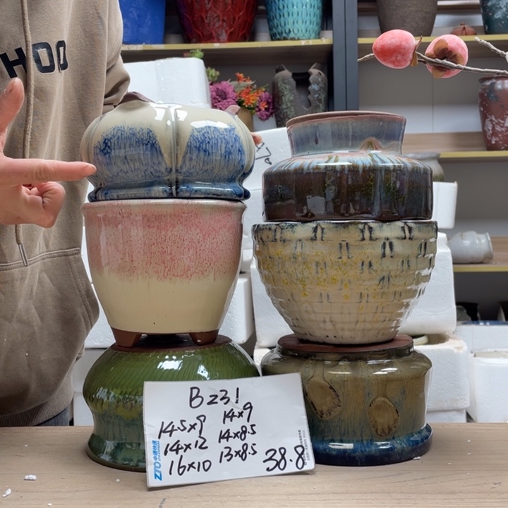 粗陶多肉花盆微瑕231