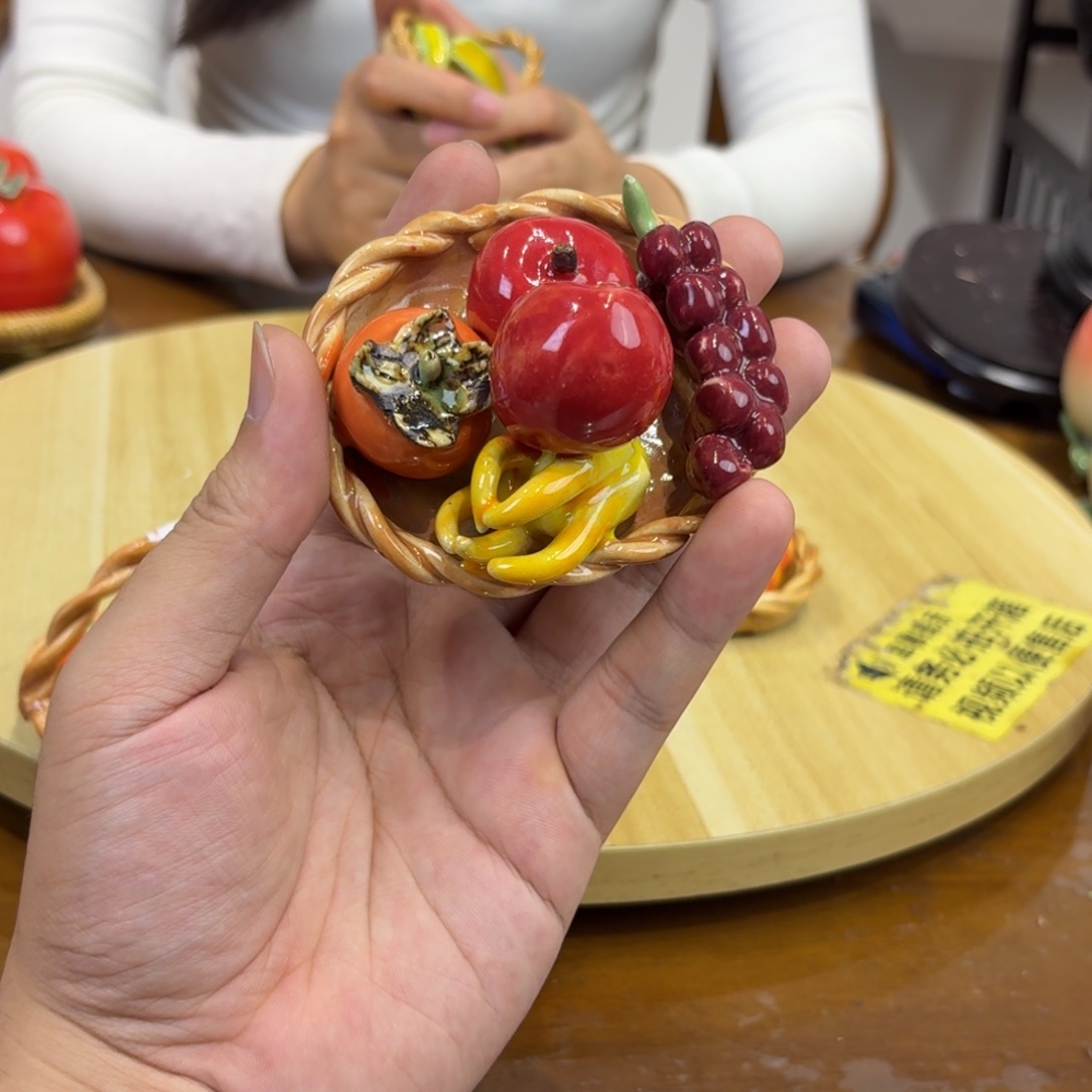 陶瓷什锦水果篮子39.9