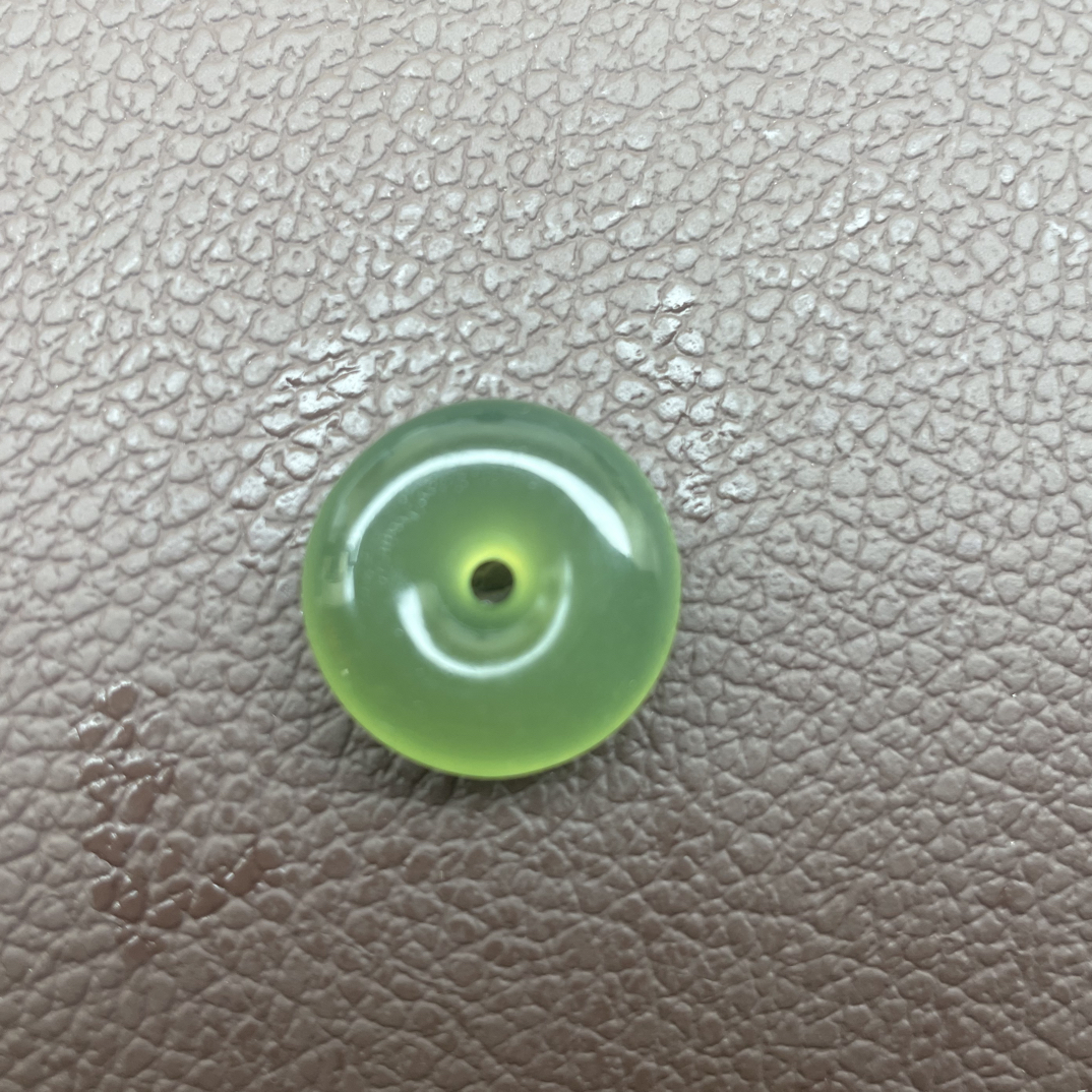 纯天然岫玉小平安扣吊坠