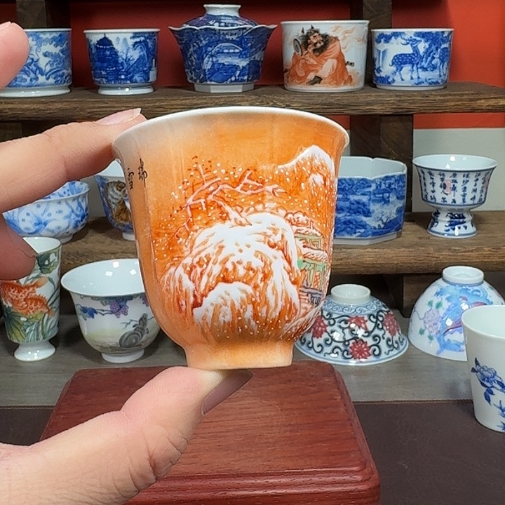 杯现代景德镇陶瓷杯