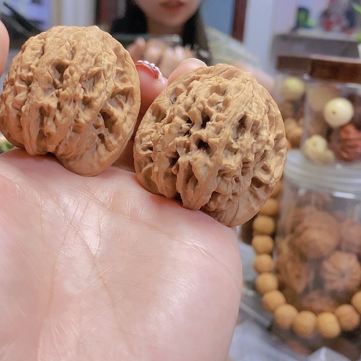 【闪购商品】文玩核桃把件43虎头