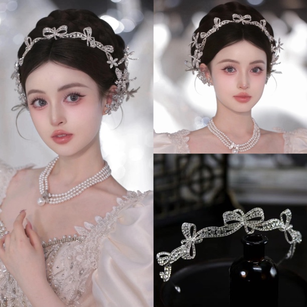 A013在逃公主皇冠•韩式新娘皇冠饰品