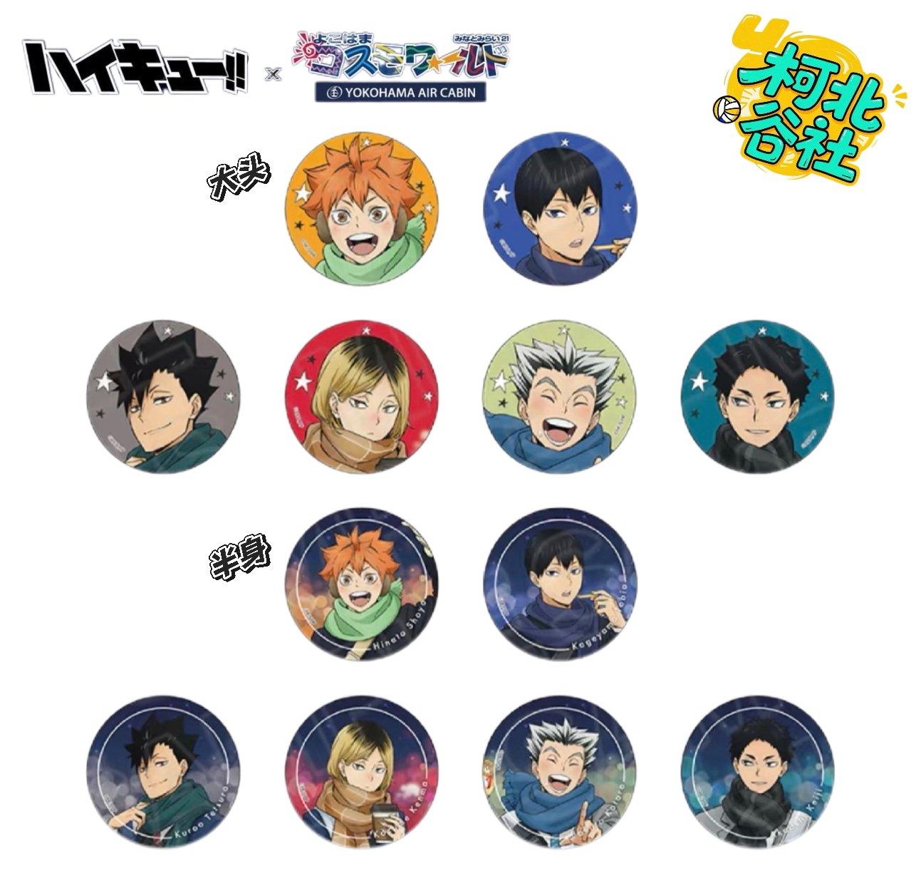 【排球少年】排球少年游乐园系列（默认代拆 未成年禁下单）