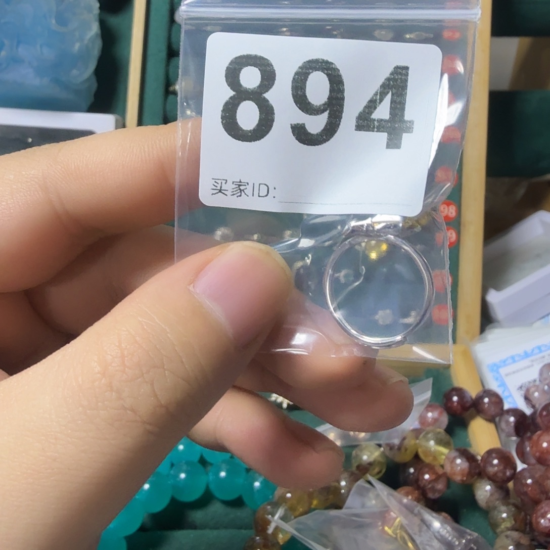 金***金银S925镶嵌戒指红宝石