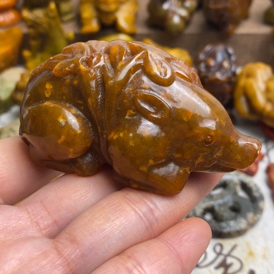 蛇纹石玉未镶嵌颈饰81