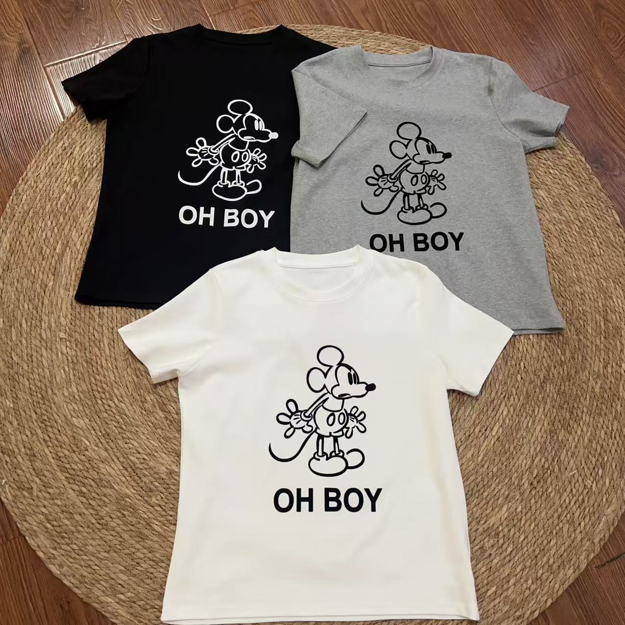 【那尚新品】春夏经典简约减龄百搭米奇T恤