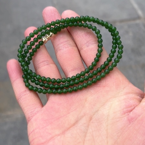 【闪购商品】和田玉（碧玉）项链未镶嵌