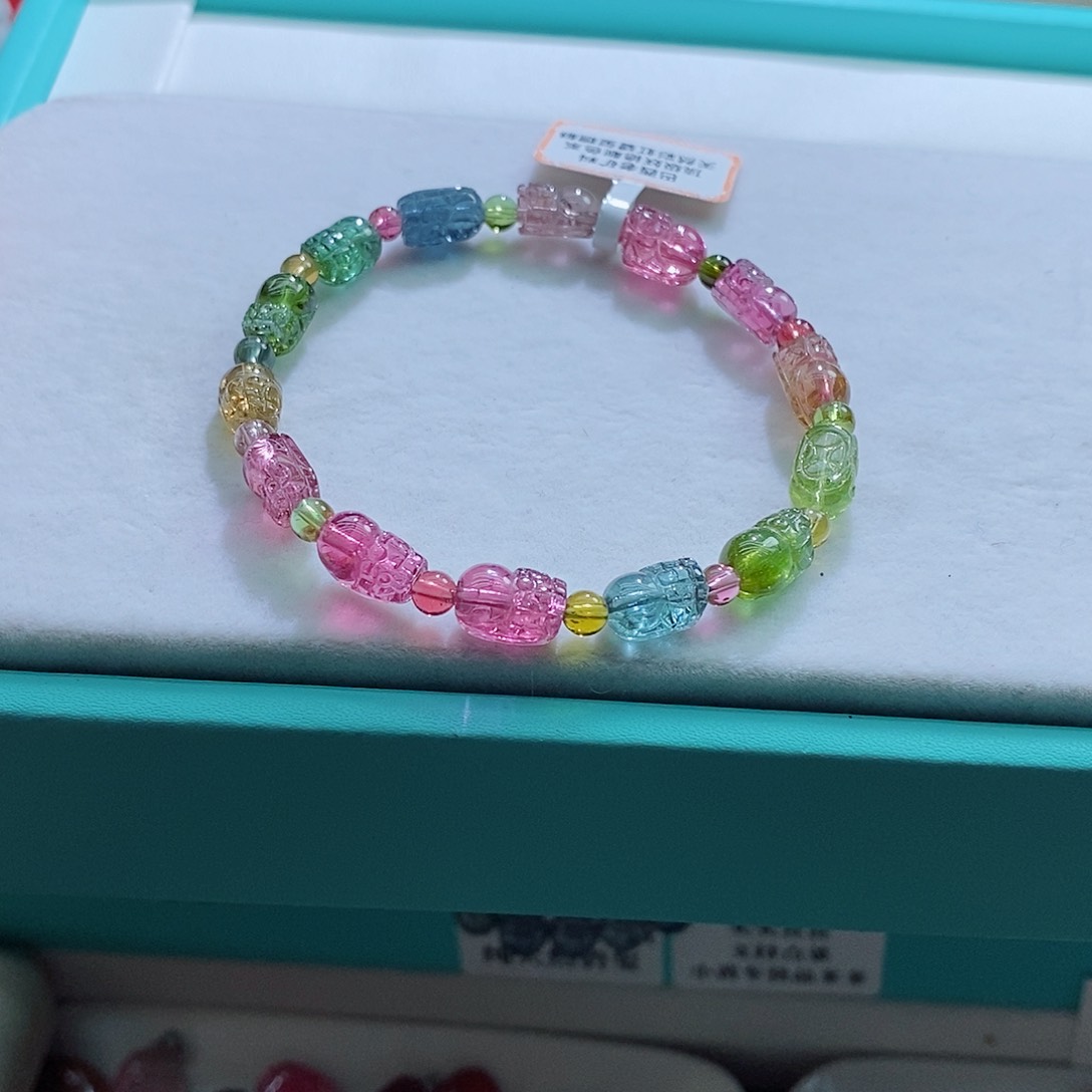 碧玺手链未镶嵌碧玺手链