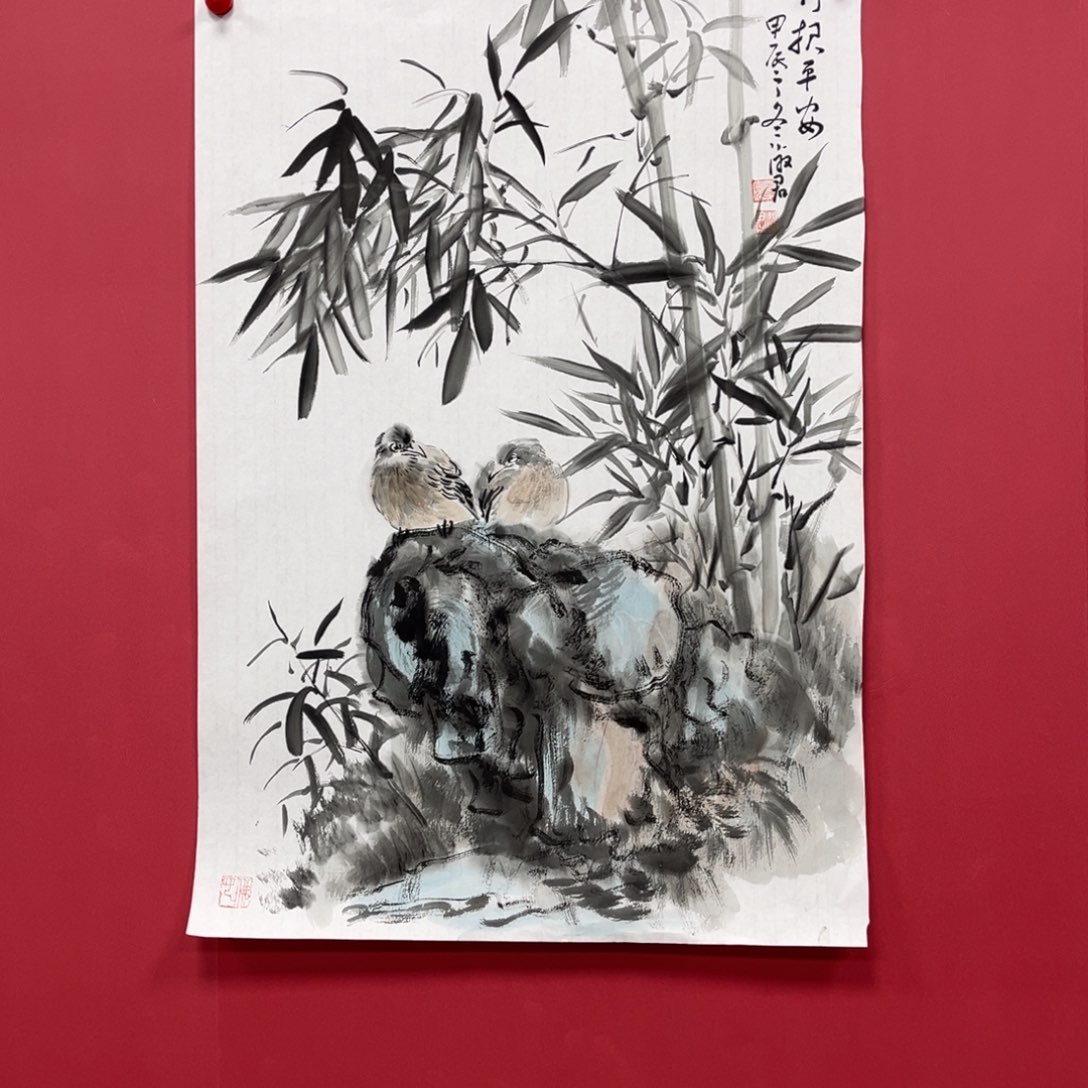 国画国画作品集一个由