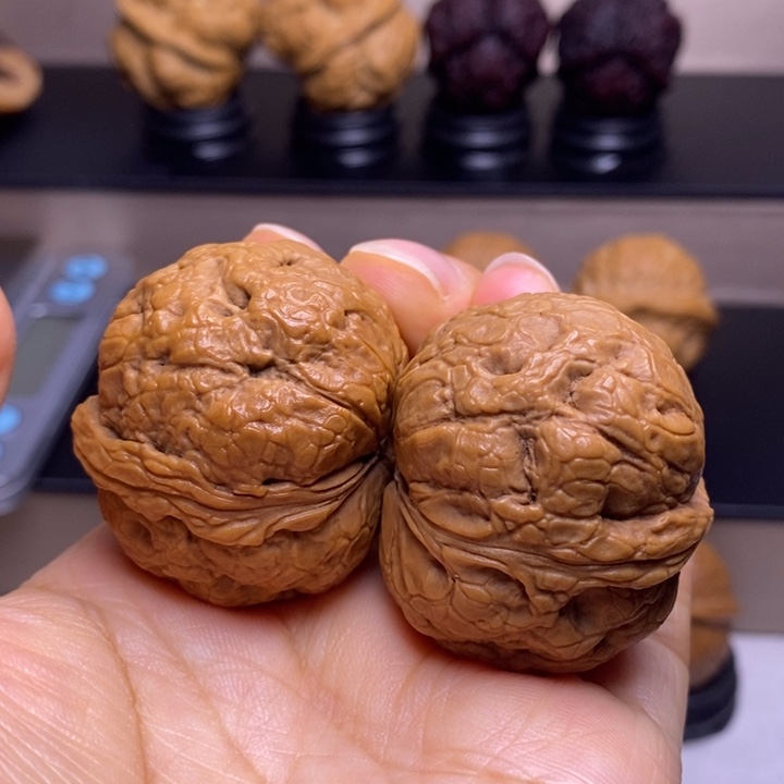 把件文玩核桃麒麟背39