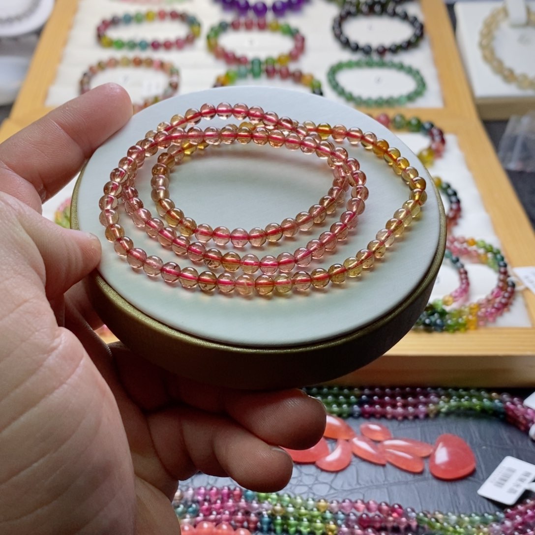 碧玺碧玺手链未镶嵌