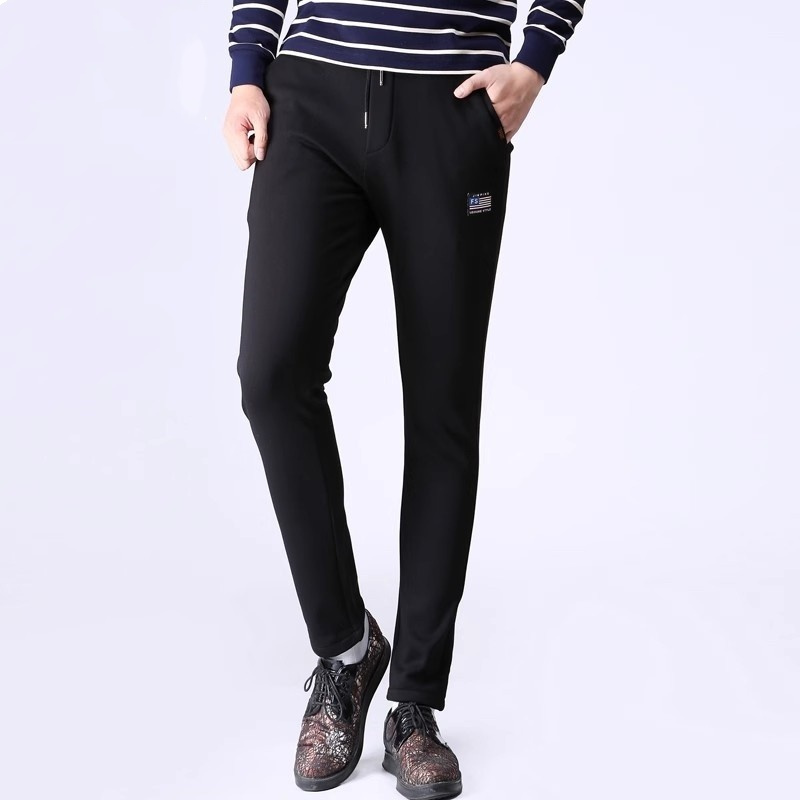 【】加绒保暖裤男士运动裤加厚外穿休闲裤户外卫裤外穿棉裤