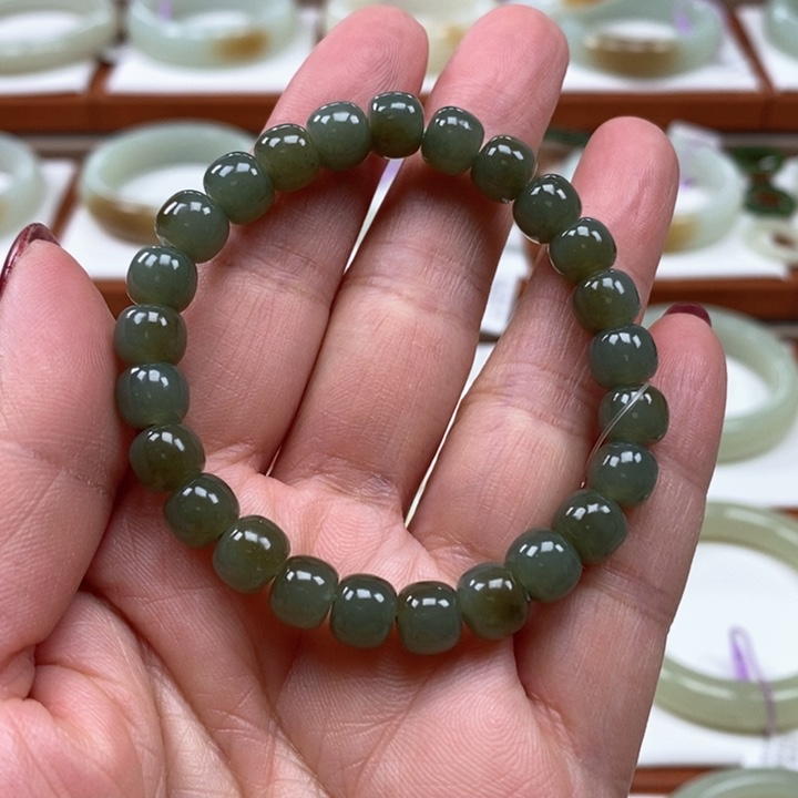 和田玉手链未镶嵌