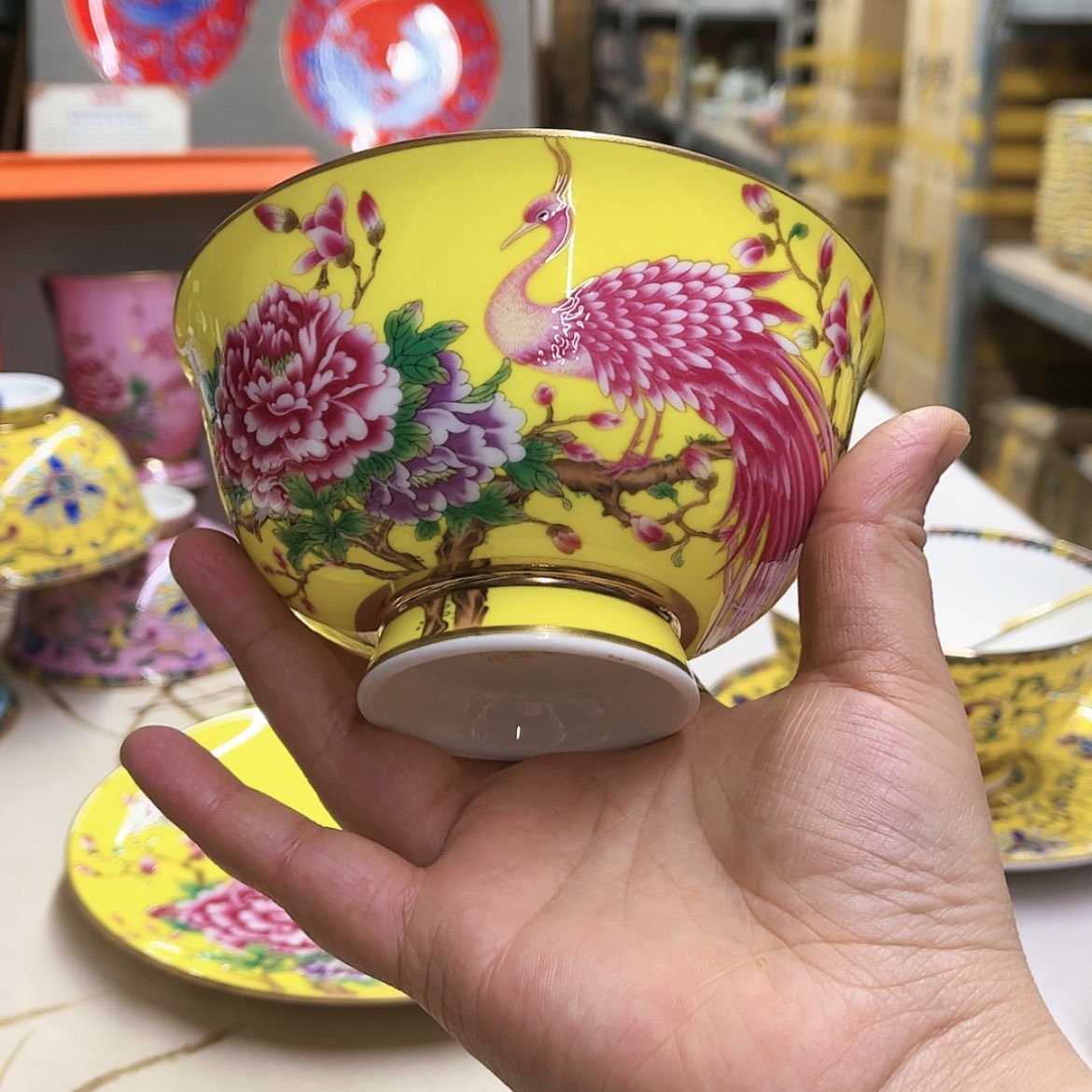 【闪购商品】骨瓷5英寸6黄。。。。。。