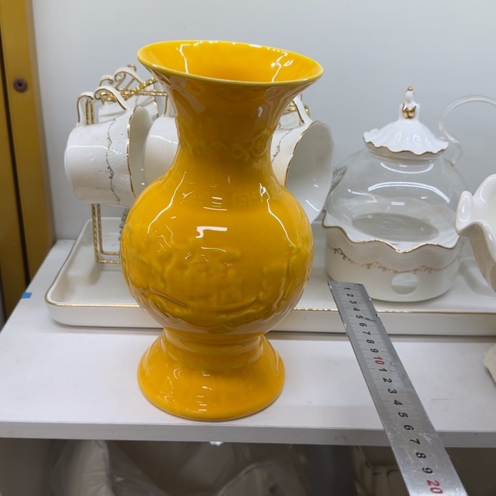 瓷片陶瓷工艺花瓶摆件