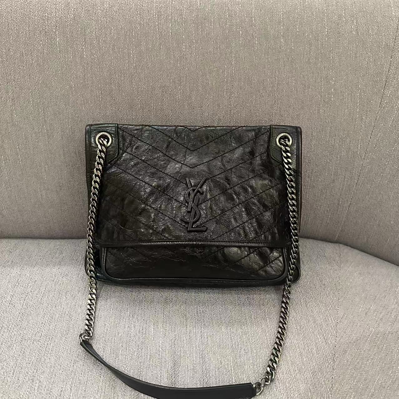 95新 YSL/圣罗兰 乱乱子中古/女士/单肩包/120007