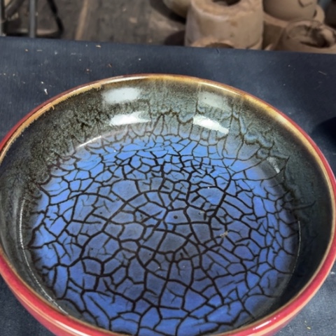 摆件挥****念犊泉钧窑作品