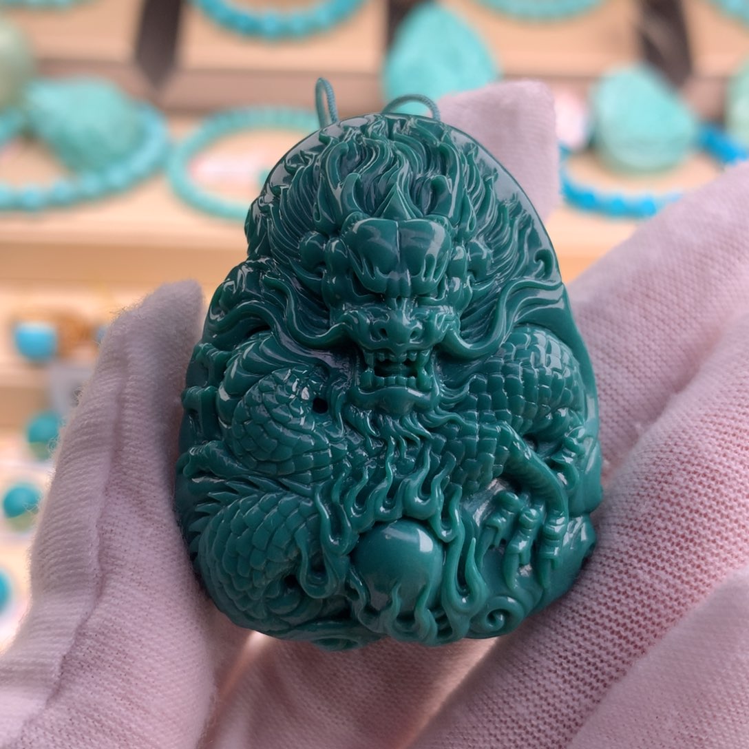 绿松石珠宝奇石未镶嵌